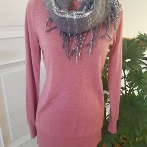 Loft Dusty pink tunic Sweater